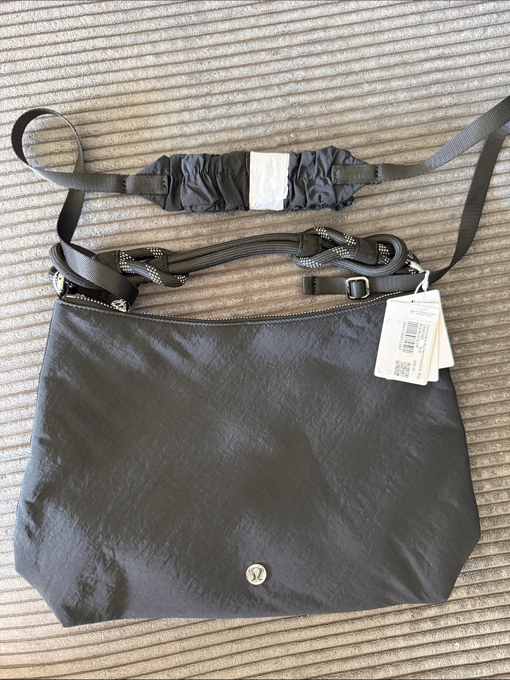 Lululemon Convertible Ruched Crossbody Bag